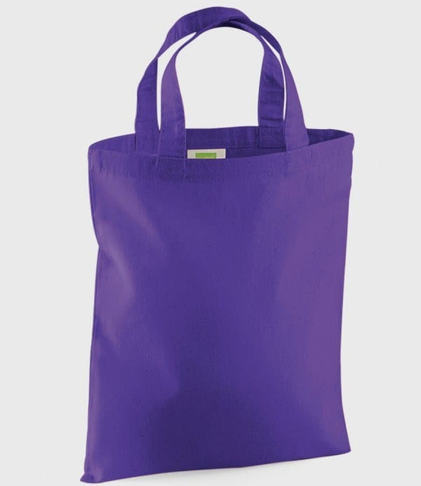 Westford mill W104 - Eco-Friendly Mini Tote Bag for A4 Documents
