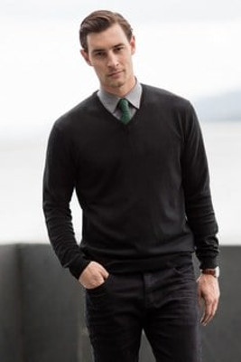 Henbury H760 - Acrylic V Neck Sweater