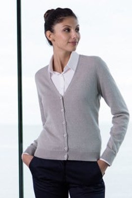 Henbury H726 - Ladies Lightweight V Neck Cardigan