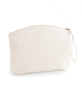 Westford mill W820 - Eco-Friendly Organic Cotton Wristlet Pouch