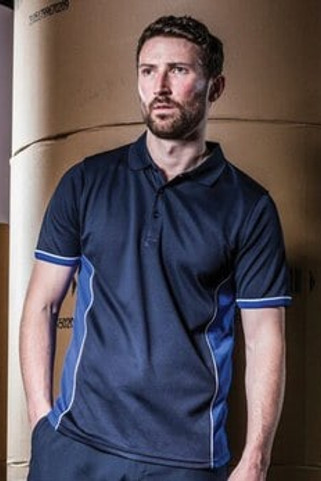 Finden & Hales LV355 - Topcool® Contrast Polo Shirt