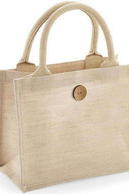 Westford mill W441 - Eco-Friendly Juco Mini Gift Bag with Cotton Handles