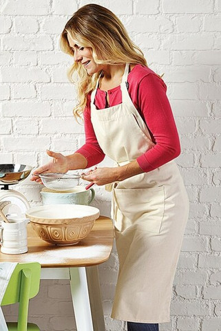 Westford mill W364 - Fairtrade Cotton Craft Apron with Adjustable Neck Tie