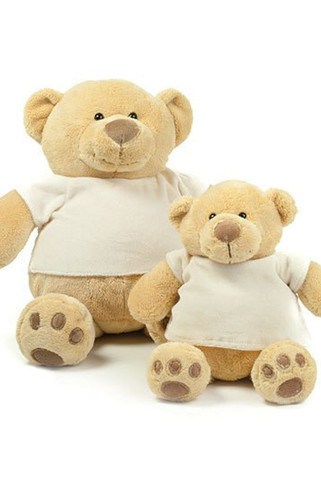 Mumbles MM21 - Cuddly Cream Velour Teddy Bear Plush Toy