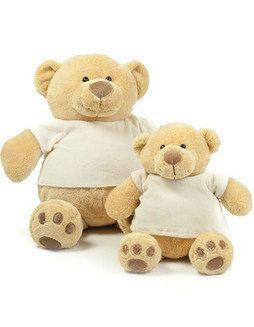 Mumbles MM21 - Cuddly Cream Velour Teddy Bear Plush Toy