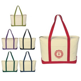 Wordans Promo 3235 - Large Heavy Cotton Canvas Boat Tote Bag