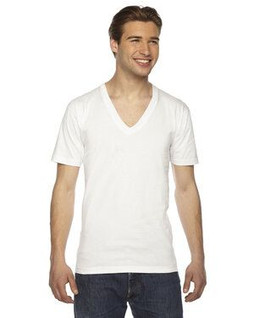 American Apparel 2456W - Unisex Fine Jersey Short-Sleeve V-Neck T-Shirt