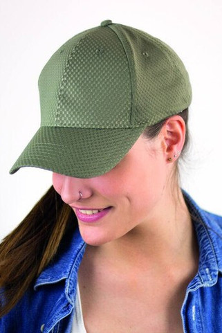 Atlantis AT093 - Polyester Structured Panel Cap with Velcro Closure