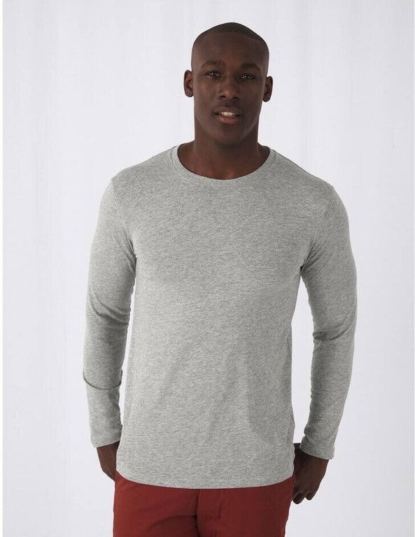 B&C BC070 - Langarm-T-Shirt aus Bio-Baumwolle für Herren