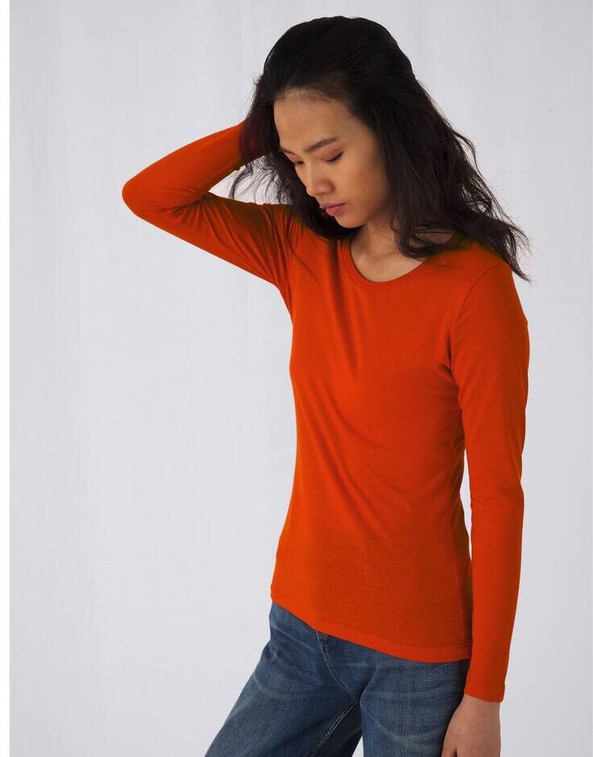 B&C BC071 - Eco-Friendly Organic Cotton Women's Long Sleeve Tee