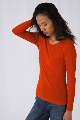 B&C BC071 - Eco-Friendly Organic Cotton Women's Long Sleeve Tee