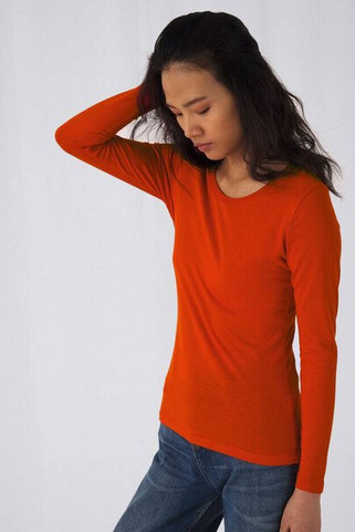B&C BC071 - Eco-Friendly Organic Cotton Womens Long Sleeve Tee