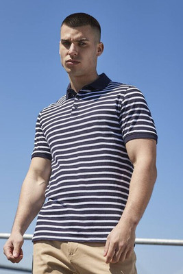 Front row FR230 - Striped Trikot -Polo -Hemd