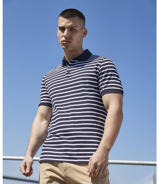 Front row FR230 - Striped Trikot -Polo -Hemd