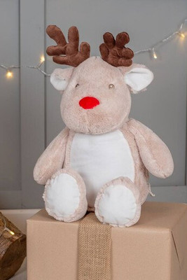 Mumbles MM560 - Plush Reindeer with Embroidery Access