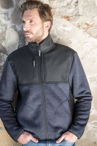 Pen Duick PK415 - Herren Fleece-Jacke mit Sherpa-Futter