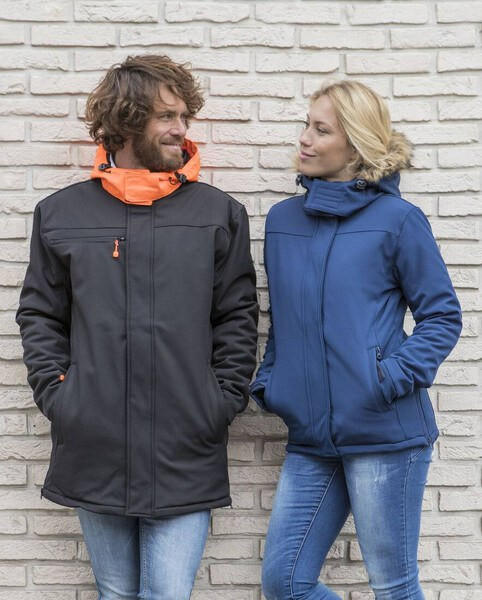 Pen Duick PK782 - Women's Fitted Soft-Shell Jacket with Optional Hood