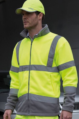 Result RS329 - Veste Micropolaire Haute Visibilité