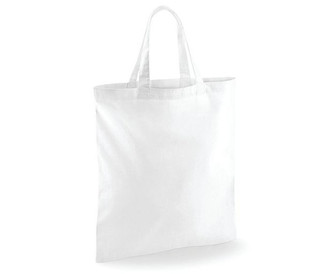 Westford mill W101S - Durable Cotton Shopping Bag with Short Handles