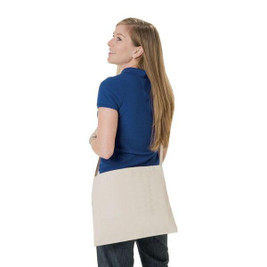 Q-Tees Q126100 - Durable Canvas Crossbody Messenger Bag