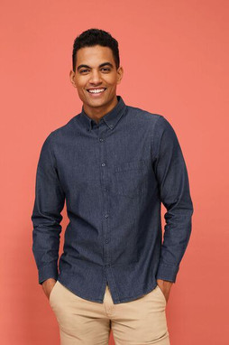 SOLS 02100 - BARRY MEN Denim Shirt