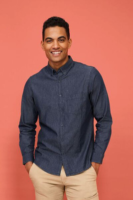 SOL'S 02100 - BARRY MEN Denim Shirt