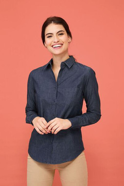 SOLS 02101 - BARRY WOMEN Denim Shirt
