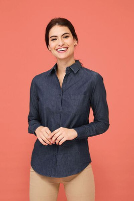 Sol's 02101 - BARRY DONNA Camicia Donna In Denim