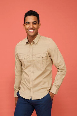SOLS 02763 - Classic Cotton Mens Shirt with Chest Pockets