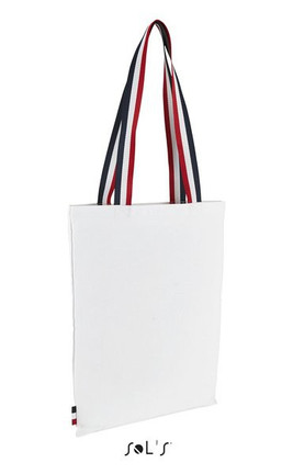 SOL'S 02119 - Sac Cabas Étoile en Coton avec Longues Anses Rayées