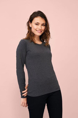 SOLS 02075 - Imperial T -shirt med lange ærmer til kvinder