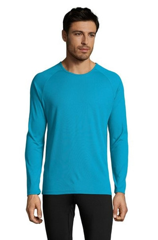 SOLS 02071 - Sporty Lsl Men Męski T Shirt Sportowy Z Długimi Rękawami