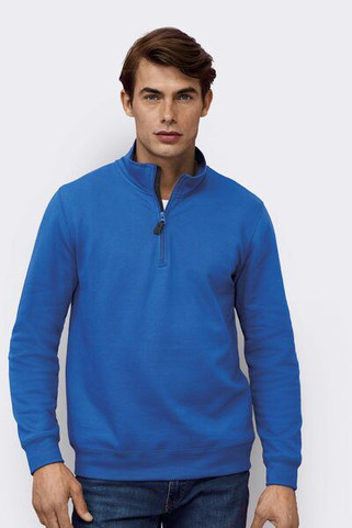 SOLS 02088 - Stan Mens Zip High Collar Sweatshirt