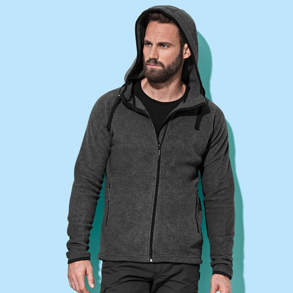 Stedman ST5040 - Men's Performance Fleece Jacket with Scuba Hood