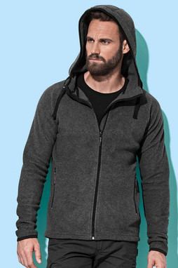 Stedman ST5040 - Mens Performance Fleece Jacket with Scuba Hood