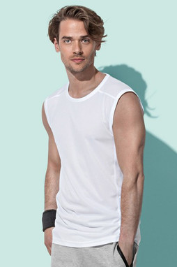 Stedman ST8440 - Mens Performance Sleeveless Sports Mesh T-Shirt
