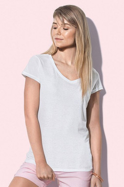 Stedman ST9130 - Womens Fashionable V-Neck Cotton T-Shirt