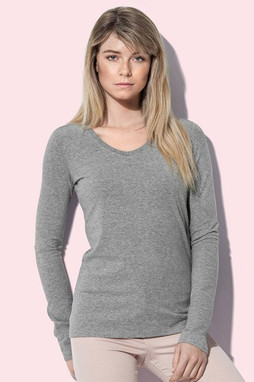 Stedman ST9720 - Claire Premium Long Sleeve V-Neck T-Shirt for Women