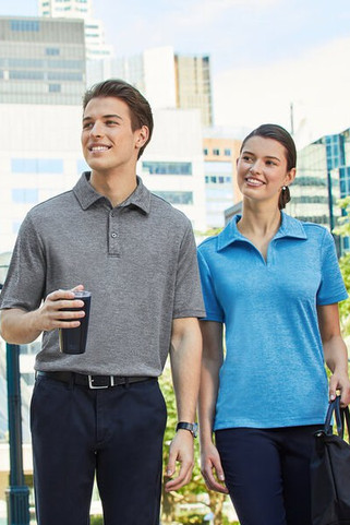 Devon & Jones DG22W - Ladies CrownLux Performance Address Mélange Polo