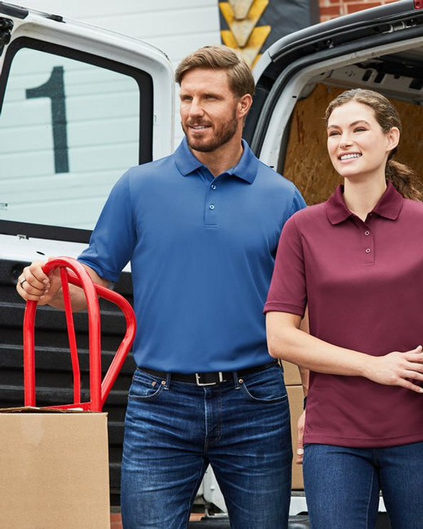 Harriton M348 - Polo Advantage Snag Protection Plus Il pour homme