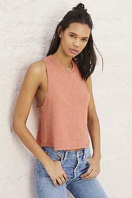 Bella+Canvas 6682 - Ladies Racerback Cropped Tank