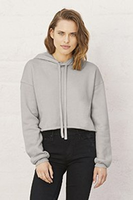 Bella+Canvas B7502 - Chandail à capuche court en polaire pour femme