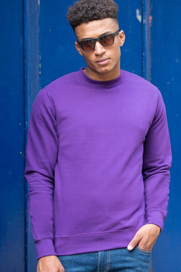 AWDis JHA030 - JUST HOODS by Adult College Crew Neck Fleece