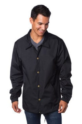Independent Trading Co. EXP99CNB - Mens Heavyweight Windbreaker Coaches Jacket