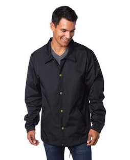 Independent Trading Co. EXP99CNB - Mens Heavyweight Windbreaker Coaches Jacket