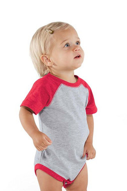 Rabbit Skins LA4430 - Infant Baseball Fine Jersey Bodysuit