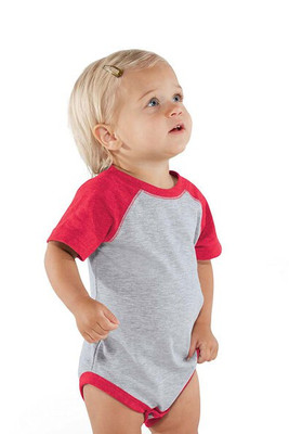 Rabbit Skins LA4430 - Infant Baseball Fine Jersey Bodysuit