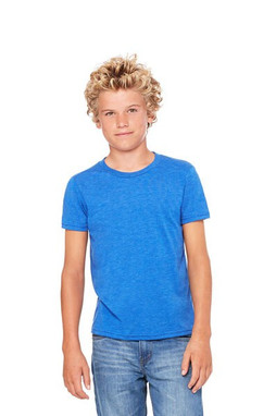 Bella+Canvas B3413Y - Remera Triblend de manga corta para jóvenes