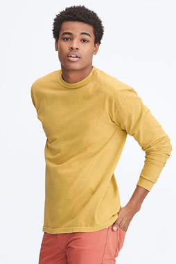 Comfort Colors CC6014 - Camiseta Manga Larga de Algodón Pesado para Adultos