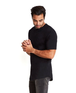 Next Level NL3602 - Remera larga con cuello redondo de algodón para hombre